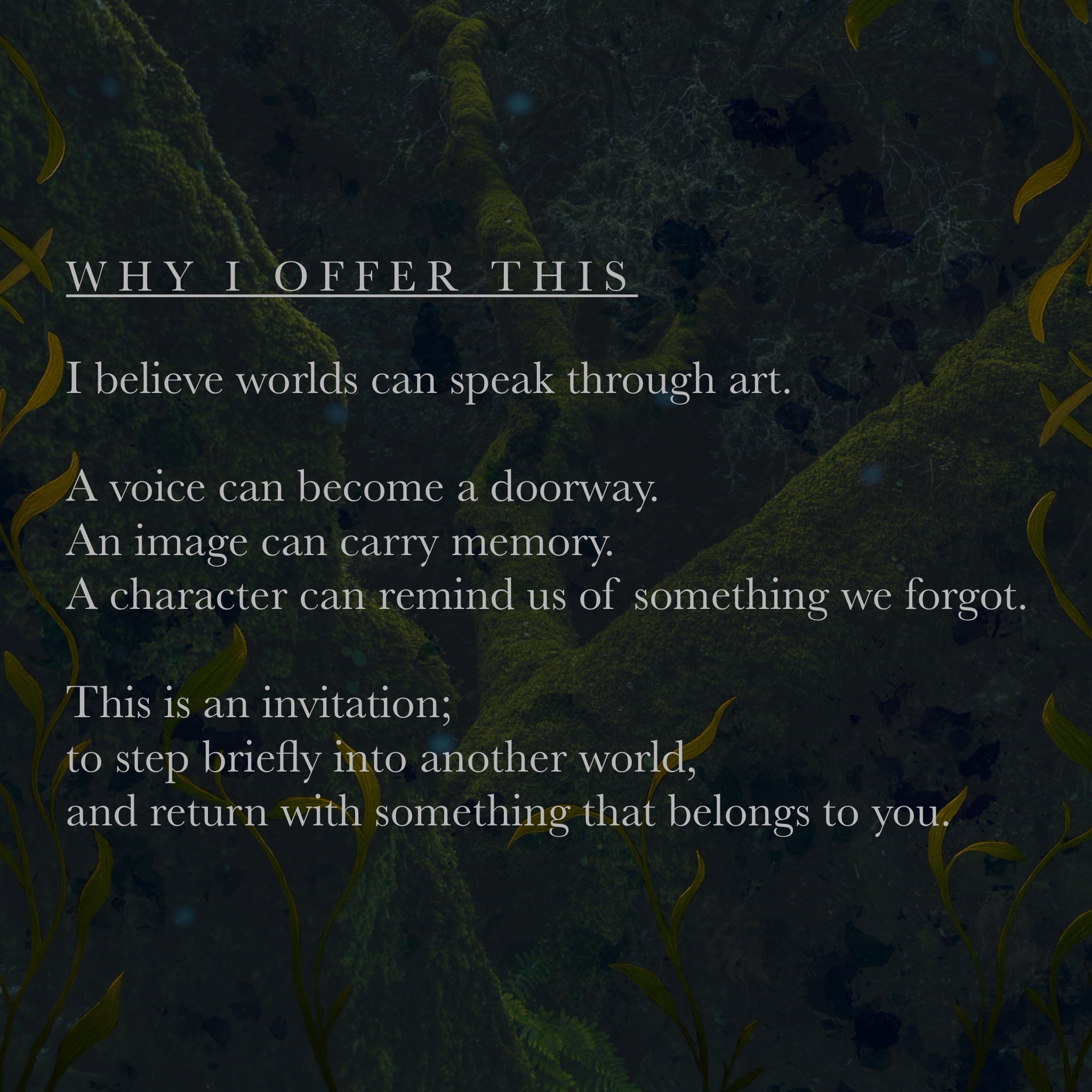 Living Character Transmission 🔥